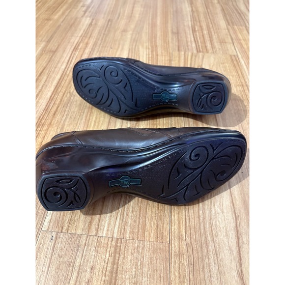 THOM McAN Dress Shoes Deidre Women's Sz 9 Brown Leather Loafer Casual Slip-on - Picture 6 of 10